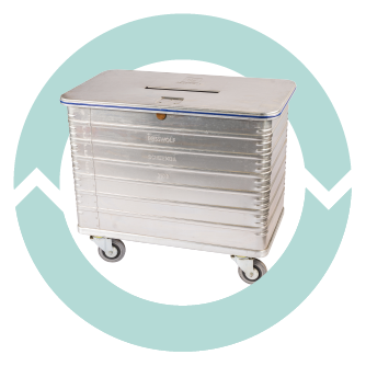Rolcontainer 1100 restafval
