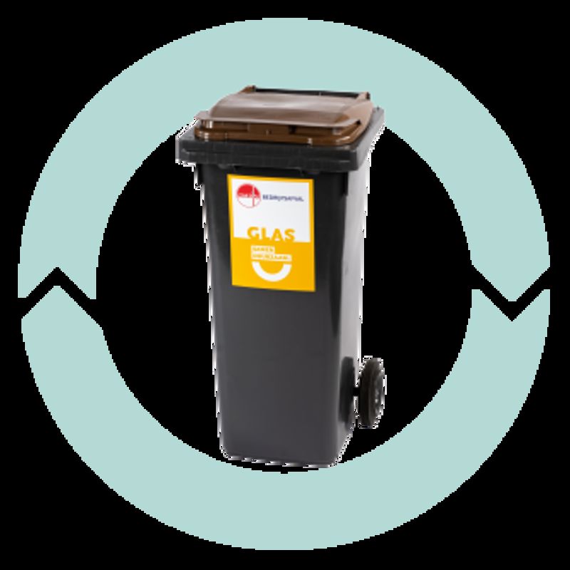 Glas 140 liter