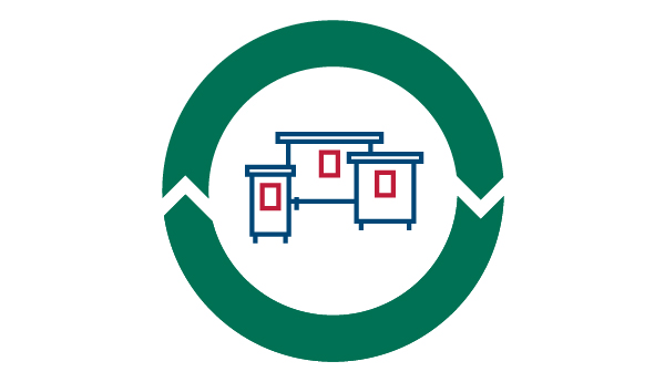 Containers Cirkel Breed