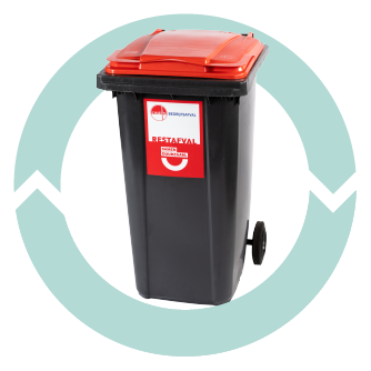 Rolcontainer 240 restafval